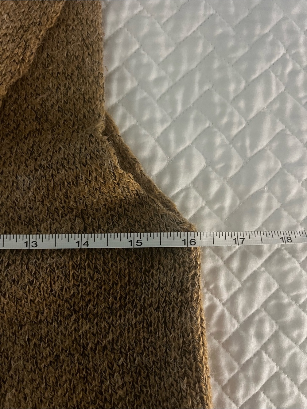 Love Tree Sleeveless Long Knit Vest in Camel Brown - Picture 7 of 8